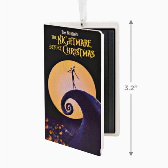 Hallmark Disney Retro Video Cassette Nightmare Before Christmas Ornament NWT - Picture 5 of 7